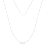 Corrente Lisa Singapura 2mm de 45cm