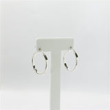 Argola Lisa Aro Quadrado