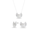 Conjunto Liso Lap Meio Círculo com Textur