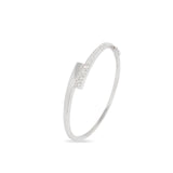 Bracelete Liso Lap 2 Pontas Aro Quadrado