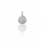 Pingente medalha São Bento desenhada