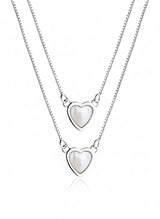 Escapulário Liso Lap Coração Madrepérola