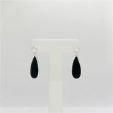 Brinco Liso Lap Ponto de Luz com Gota