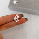 Pingente coração Espírito Santo resina