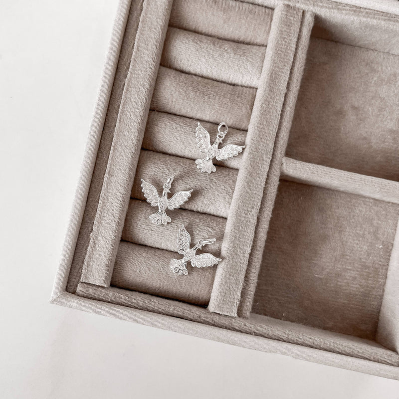 Pingente Espírito Santo cravejado