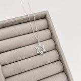 Colar pingente estrela de Davi