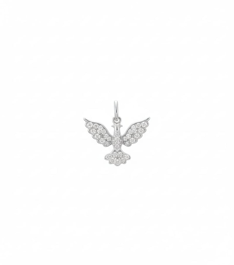 Pingente Espírito Santo cravejado