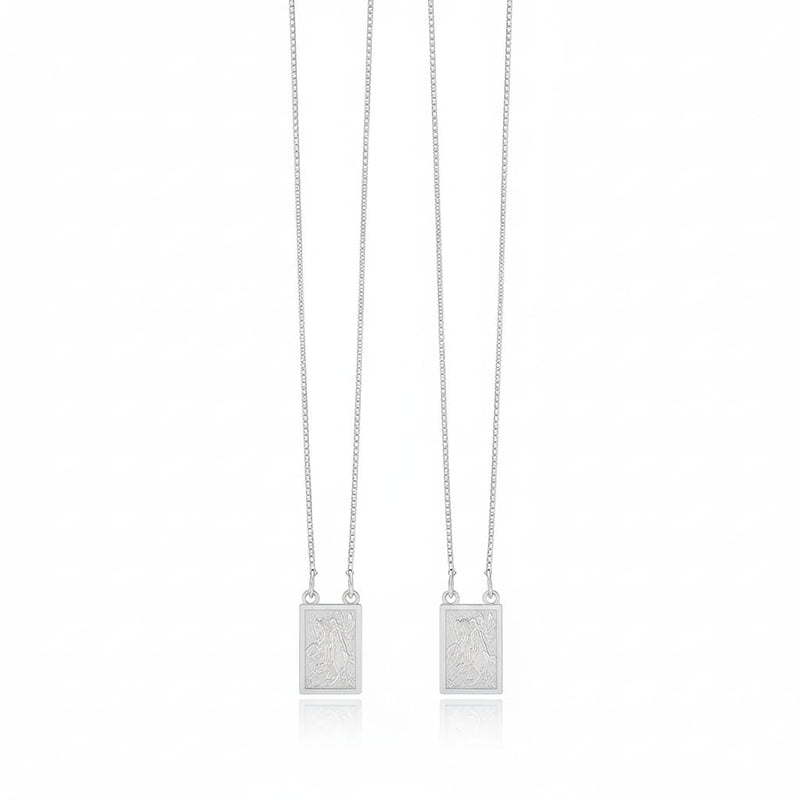 Escapulário medalha São Jorge v15 60cm