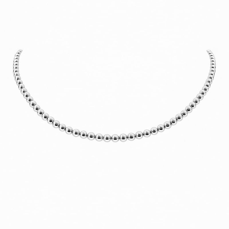 Choker Lisa Bolinhas 3mm Inteira