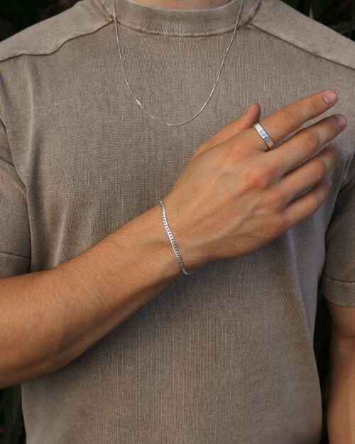 Pulseira corrente Grumet 2.1 20cm